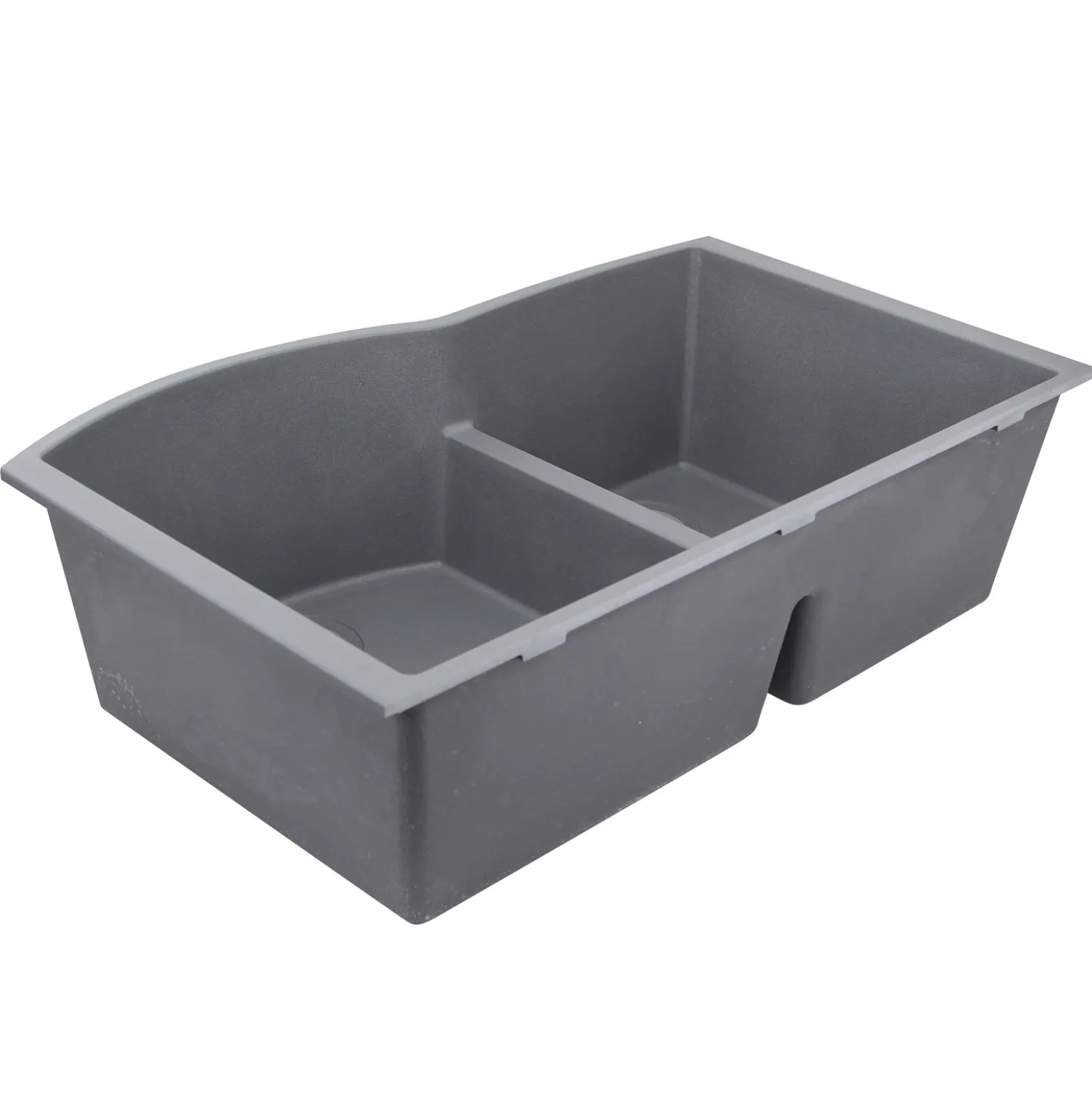 Nantucket Sinks 60/40 Double Bowl Undermount Granite Composite