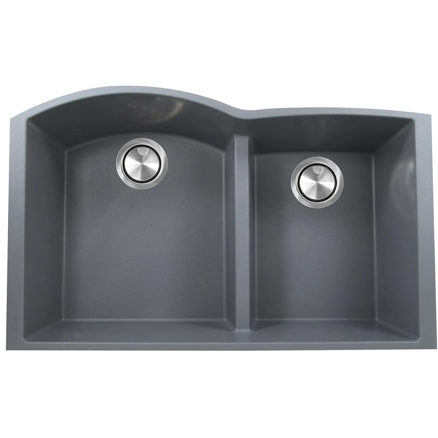 Nantucket Sinks 60/40 Double Bowl Undermount Granite Composite