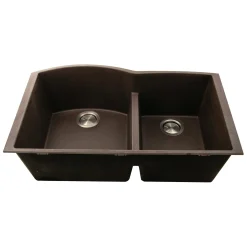 Nantucket Sinks 60/40 Double Bowl Undermount Granite Composite