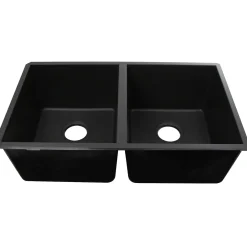 Nantucket Sinks 50/50 Double Bowl Undermount Granite Composite