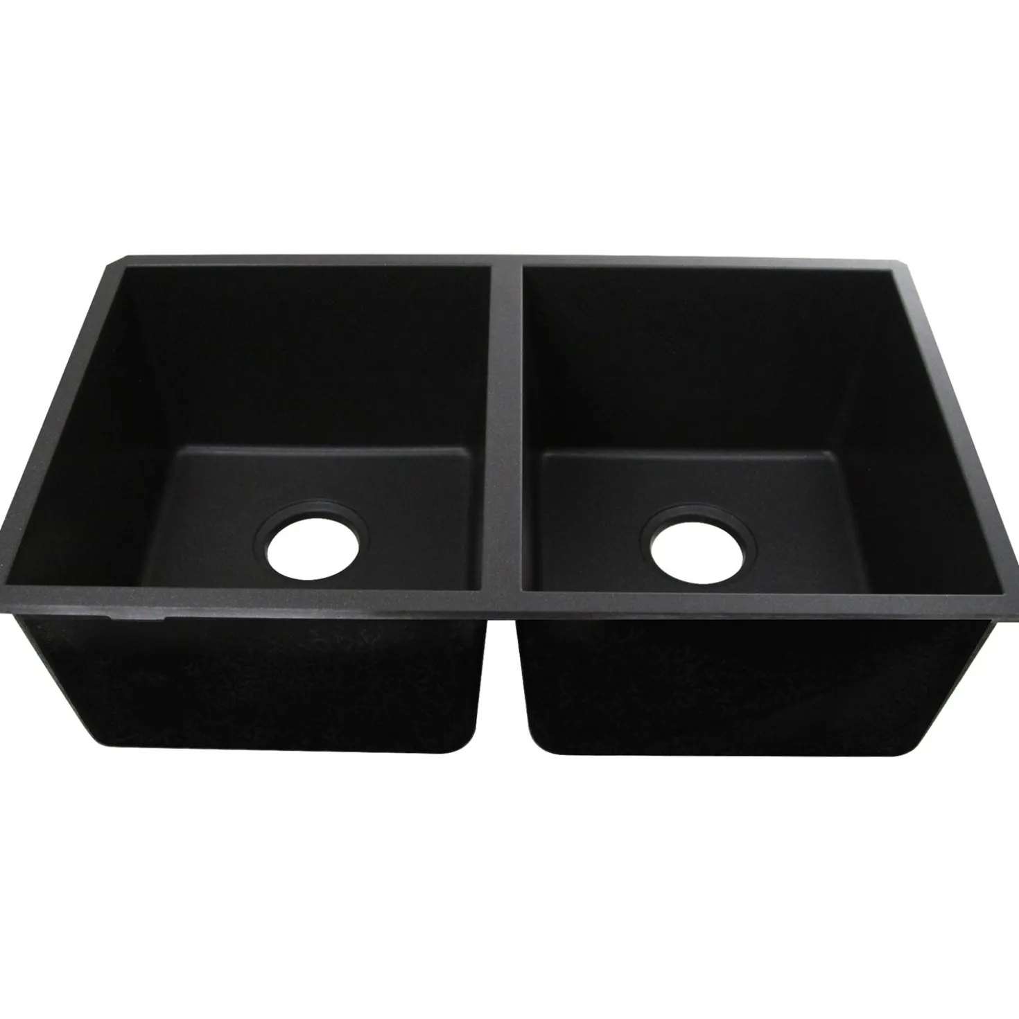 Nantucket Sinks 50/50 Double Bowl Undermount Granite Composite