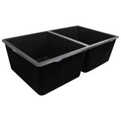 Nantucket Sinks 50/50 Double Bowl Undermount Granite Composite