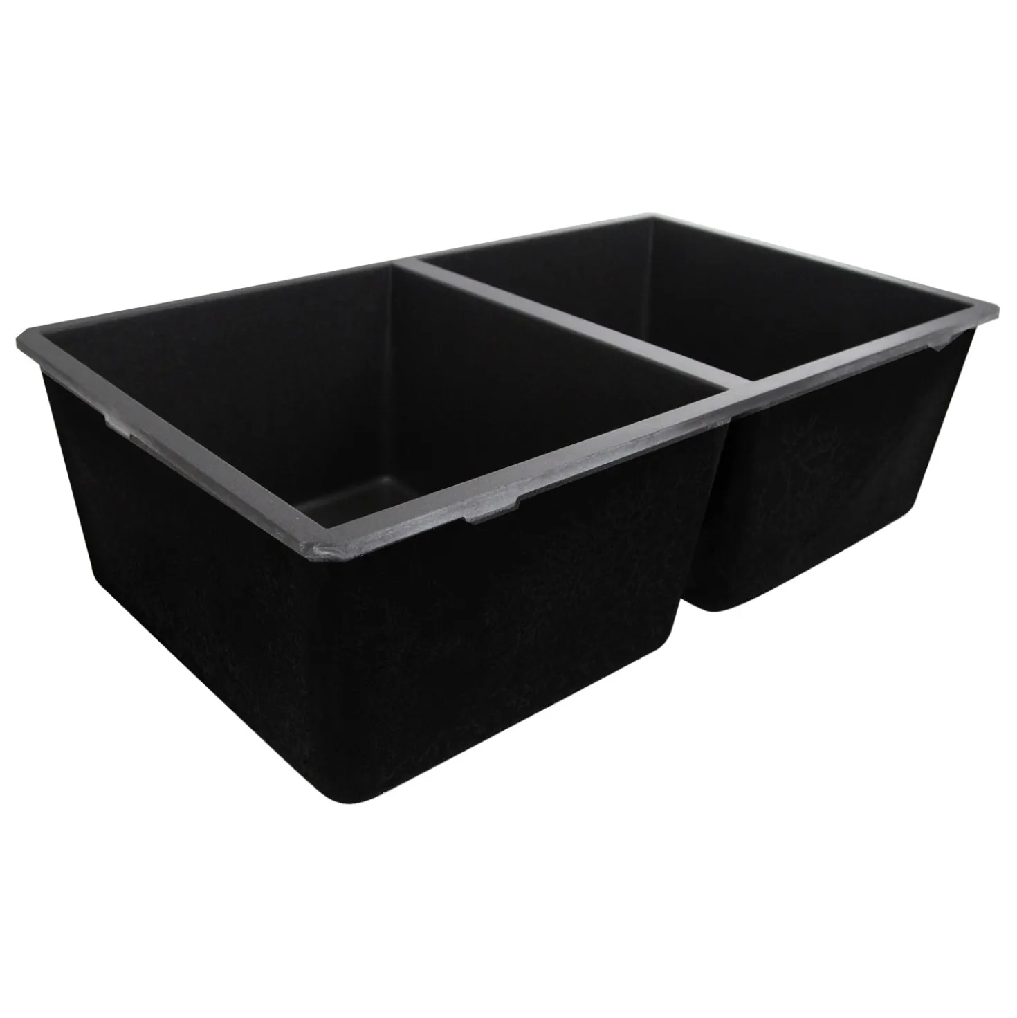 Nantucket Sinks 50/50 Double Bowl Undermount Granite Composite