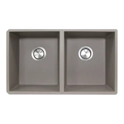 Nantucket Sinks 50/50 Double Bowl Undermount Granite Composite