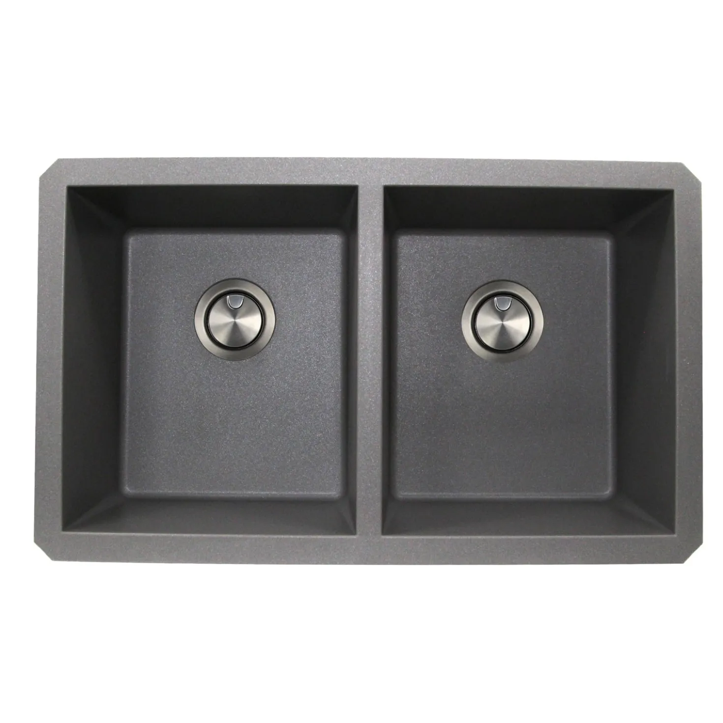 Nantucket Sinks 50/50 Double Bowl Undermount Granite Composite