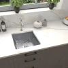 Nantucket Sinks 18" Dual-Mount Fireclay Kitchen Sink Prep Sink in Grey