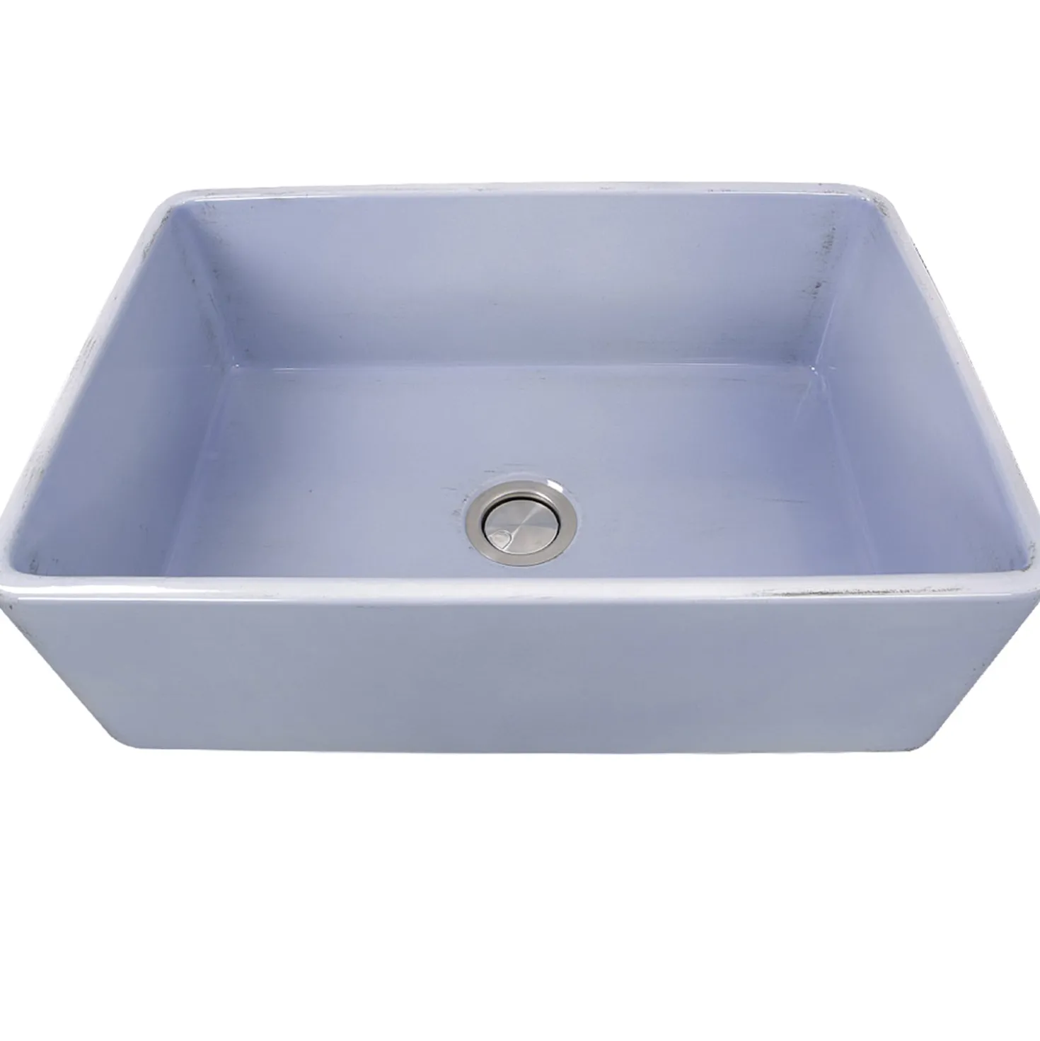 Nantucket Sinks 30" Farmhouse Fireclay Sink with Shabby Sugar Finish
