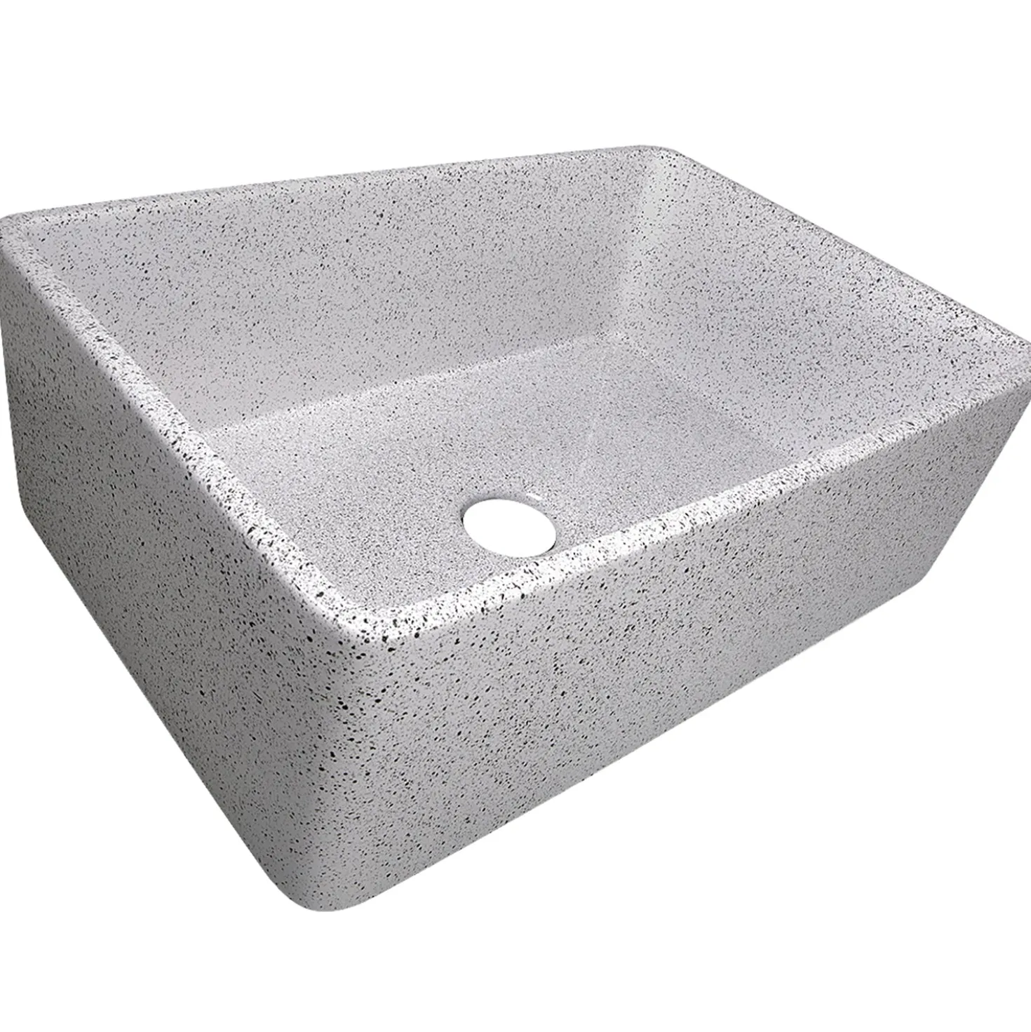 Nantucket Sinks 30" Farmhouse Fireclay Sink with Pietra Sarda Finish