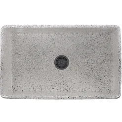 Nantucket Sinks 33" Farmhouse Fireclay Sink with Pietra Sarda Finish