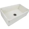 Nantucket Sinks 33" Farmhouse Fireclay Sink with Shabby Straw Finish