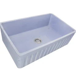 Nantucket Sinks 33" Farmhouse Fireclay Sink with Shabby Sugar Finish