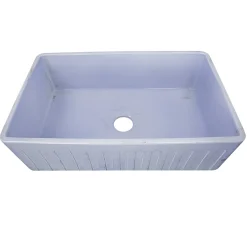 Nantucket Sinks 33" Farmhouse Fireclay Sink with Shabby Sugar Finish