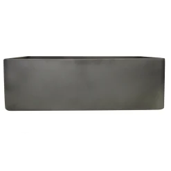 Nantucket Sinks 30" Farmhouse Fireclay Sink with Concrete Finish