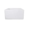 Nantucket Sinks 20" Fireclay Farmhouse Kitchen Sink T-FCFS20