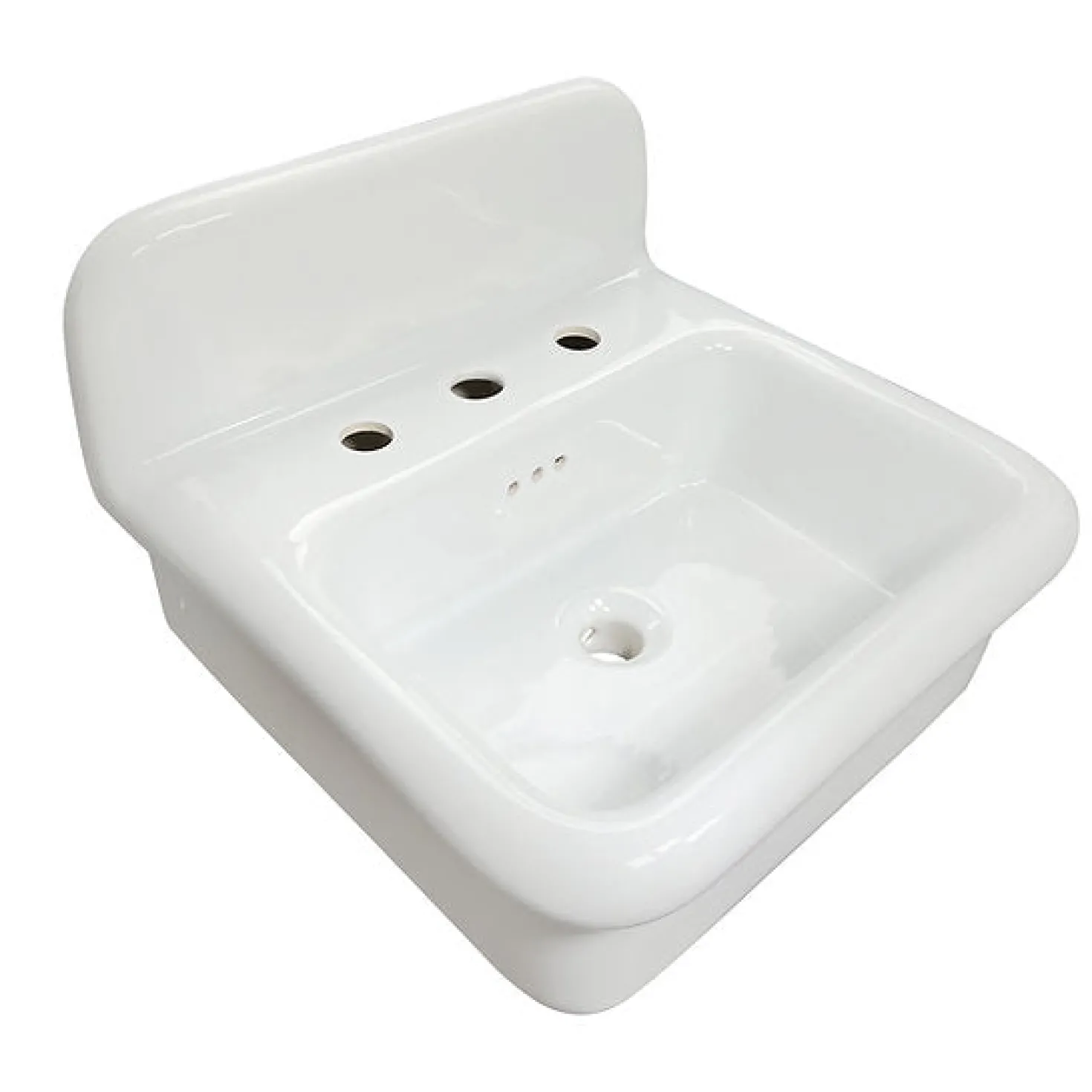 Nantucket Sinks 20" Fireclay Wallmounted Bathroom Sink