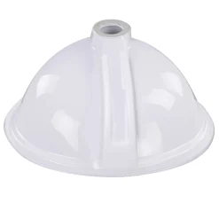 Nantucket Sinks Glazed Bottom 13x10 Undermount Ceramic Sink In White