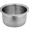 Nantucket Sinks 15" Hand Hammered Round Stainless Steel Bar Sink Satin Matte Finish