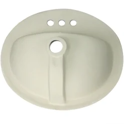 Nantucket Sinks 20.25-Inch Drop-In Ceramic Vanity Sink DI2017-4
