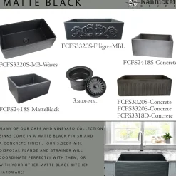 Nantucket Sinks 3.5-Inch Extended Flange Disposal Kitchen Drain