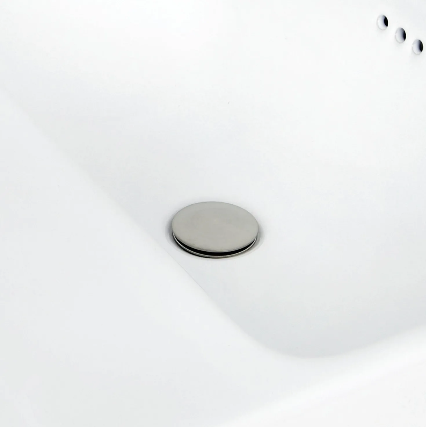 Nantucket Sinks 23-Inch 3-Hole Rectangular Drop-In Ceramic Vanity Sink DI-2317-R8