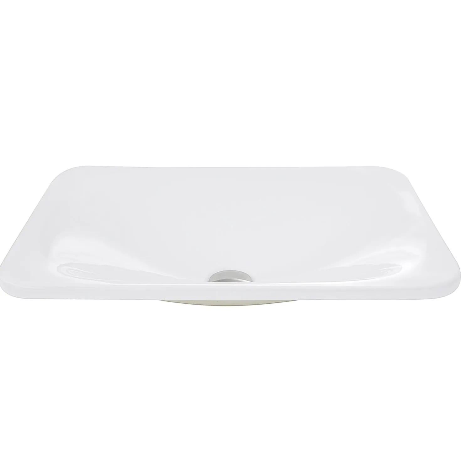 Nantucket Sinks 21-Inch Rectangular Drop-In Ceramic Vanity Sink DI-2114-R