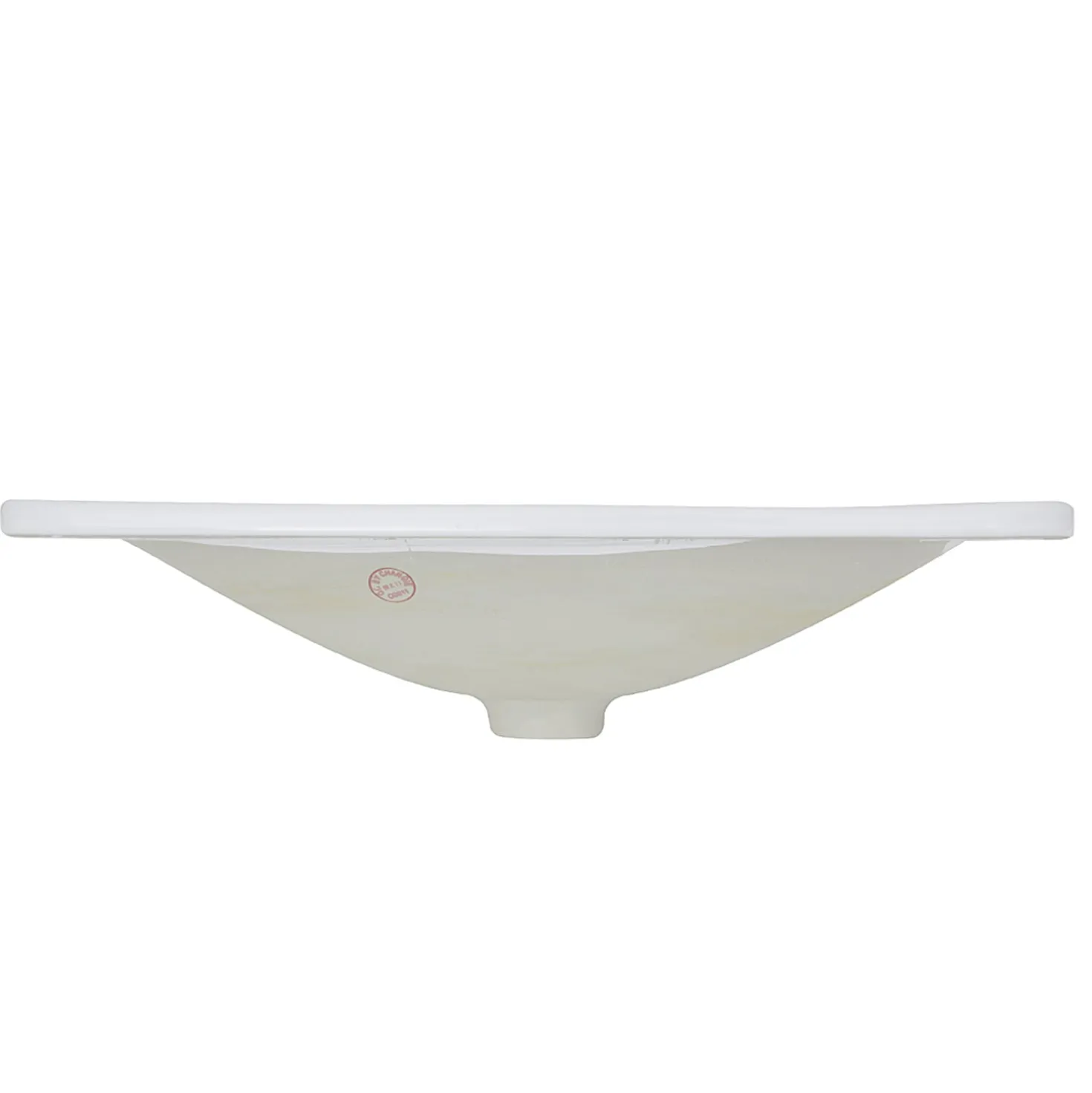 Nantucket Sinks 21-Inch Rectangular Drop-In Ceramic Vanity Sink DI-2114-R