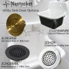 Nantucket Sinks 3-Inch Utility Sink Grid Drain