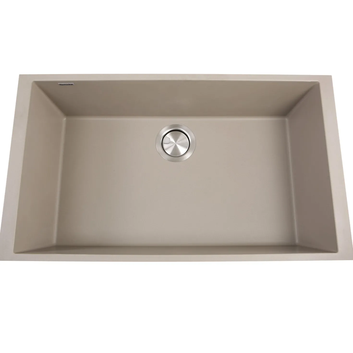 Nantucket Sinks Large Single Bowl Undermount Granite Composite Sinks