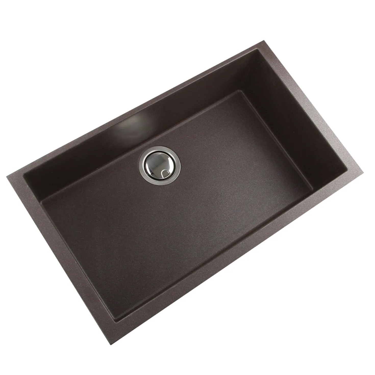 Nantucket Sinks Large Single Bowl Undermount Granite Composite Sinks