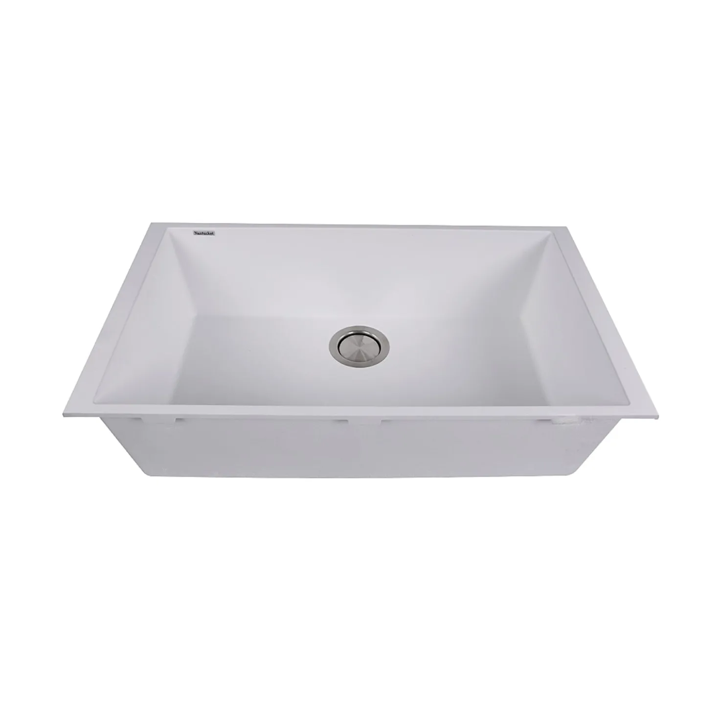 Nantucket Sinks Large Single Bowl Undermount Granite Composite Sinks