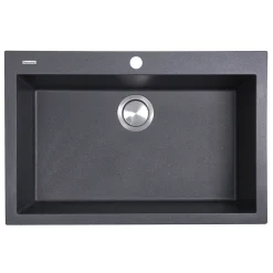Nantucket Sinks Large Single Bowl Dual-Mount Granite Composite Sinks