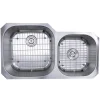 Nantucket Sinks NS3520-16 - 35" Double Bowl Undermount Stainless Steel Kitchen Sink
