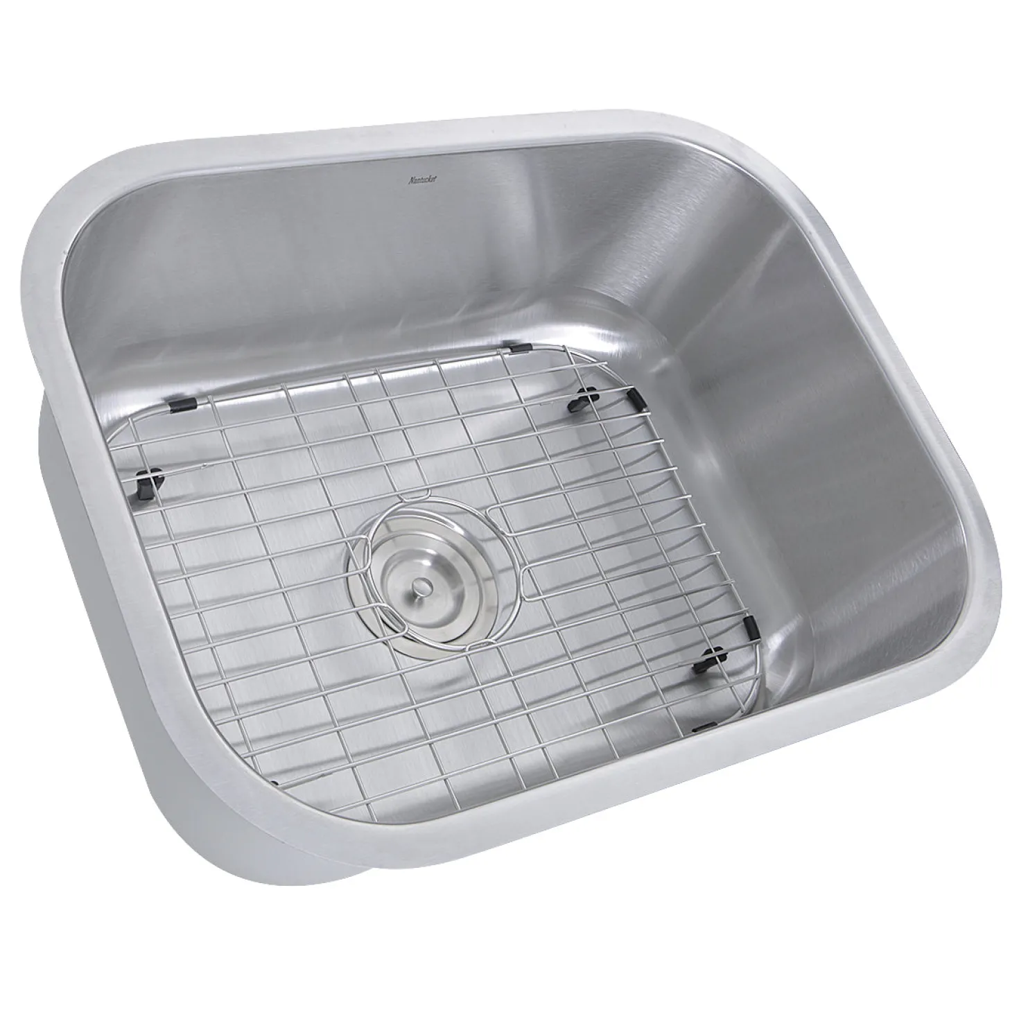 Nantucket Sinks NS09i-16 - 23" Small Rectangle Single Bowl Undermount Stainless Steel Kitchen Sink, 16 Gauge
