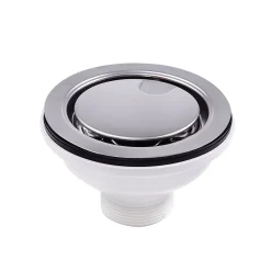 Nantucket Sinks NS35LCC-CH Chrome Flip Top Crumb Cup Kitchen Drain