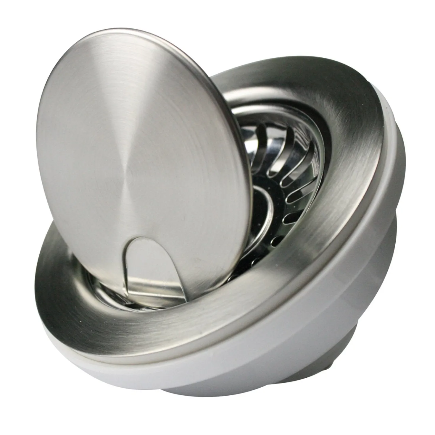 Nantucket Sinks NS35LCC Flip Top Crumb Cup-Inch Kitchen Drain
