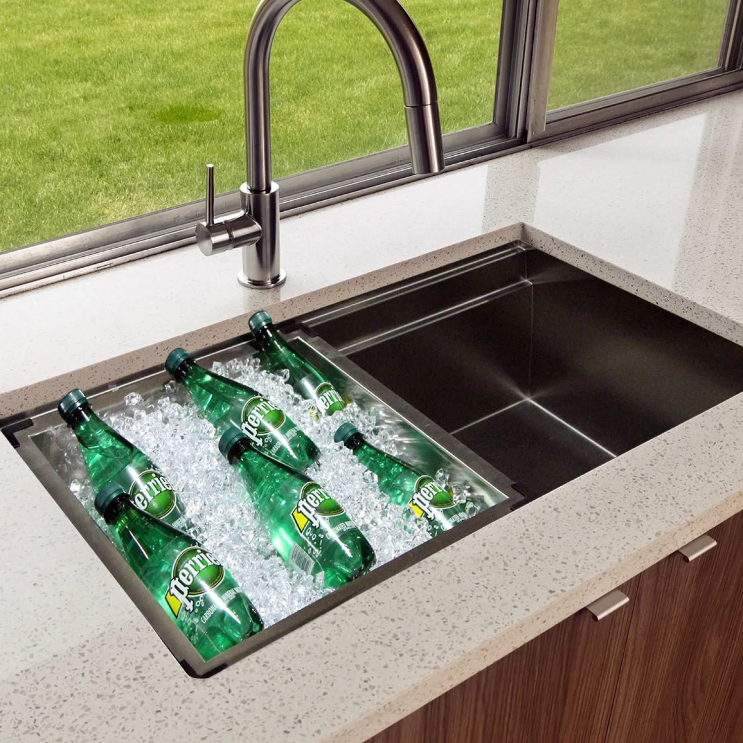 Nantucket Sinks 36" Pro Series Workstation Undermount Stainless Steel Kitchen Sink
