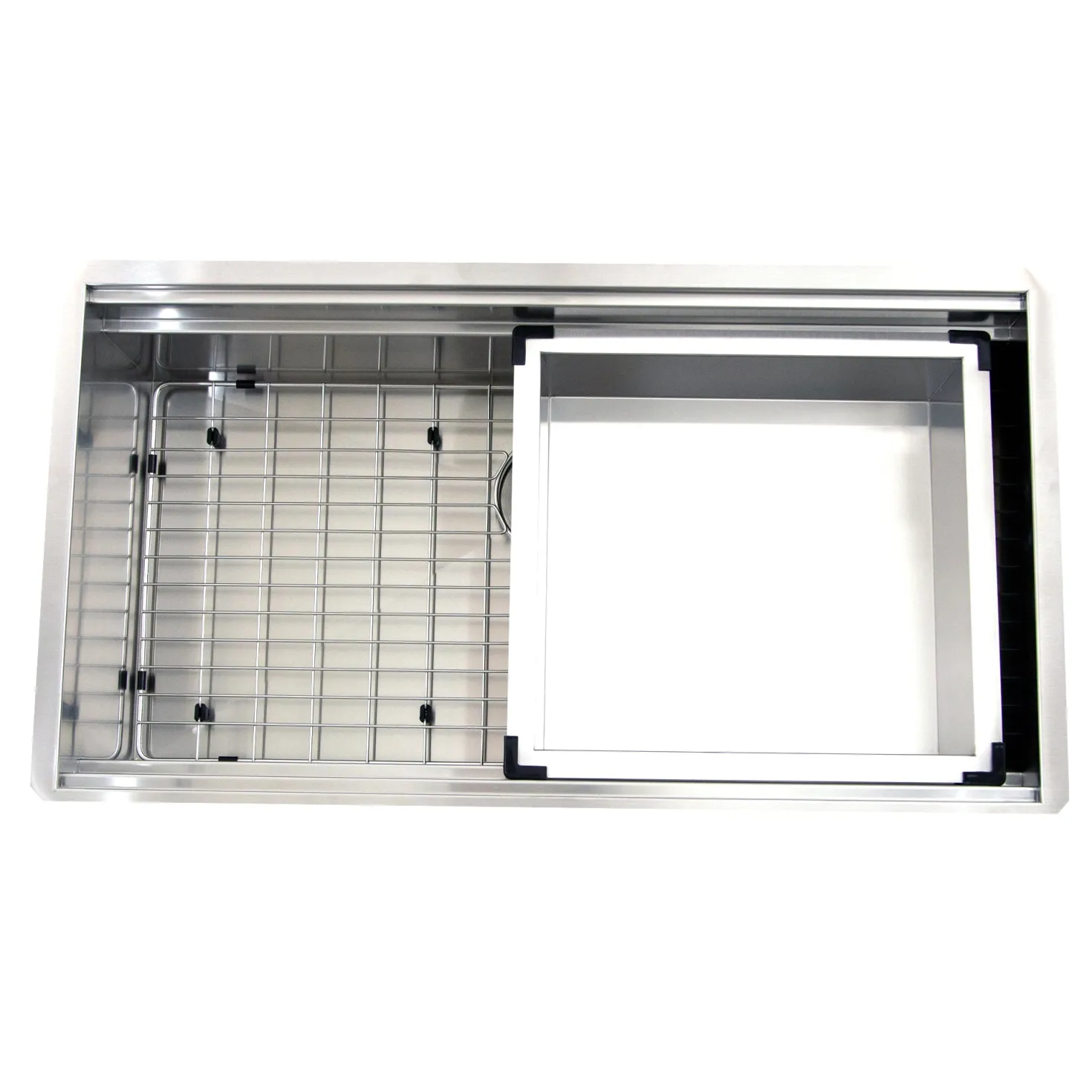 Nantucket Sinks 36" Pro Series Workstation Undermount Stainless Steel Kitchen Sink