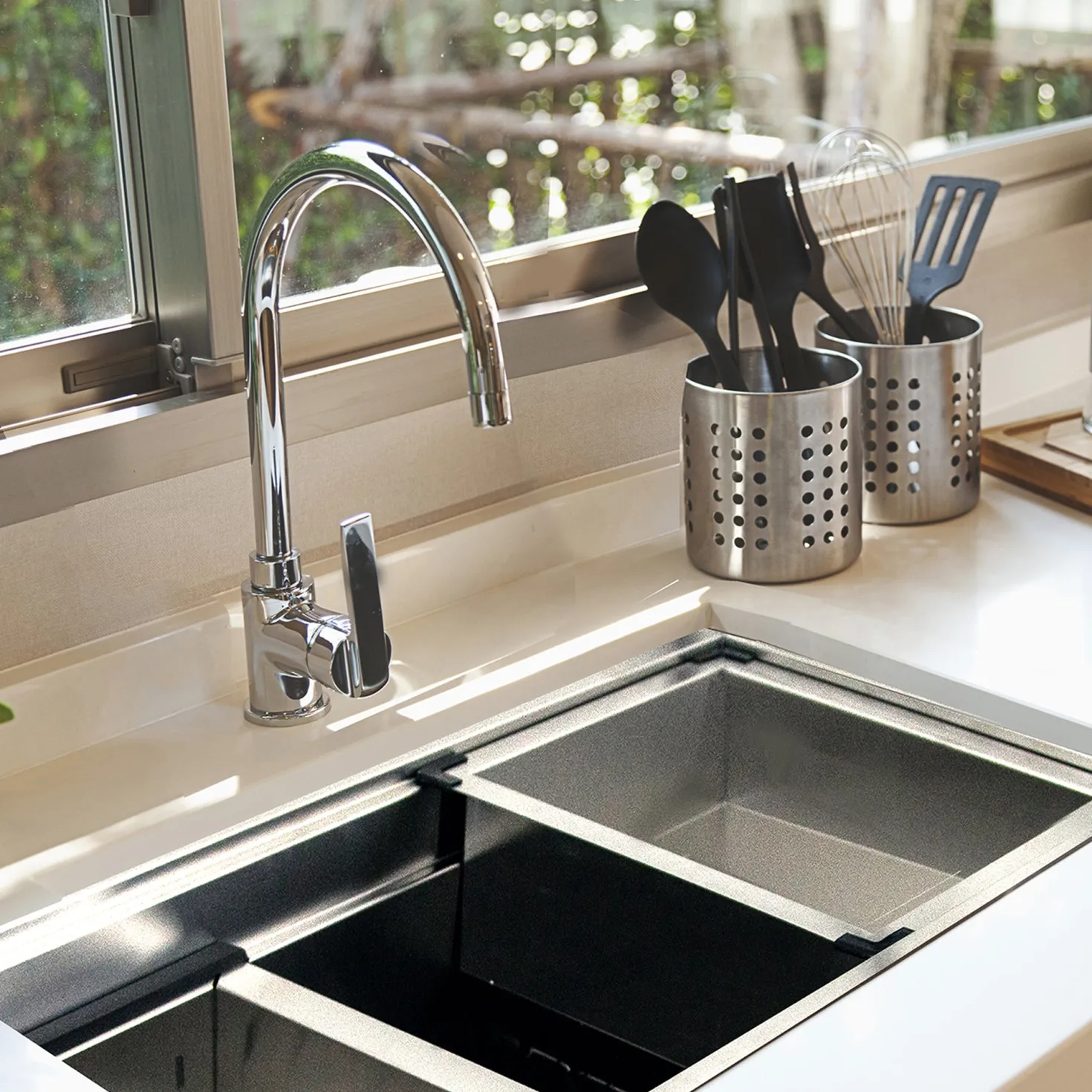 Nantucket Sinks 36" Pro Series Workstation Undermount Stainless Steel Kitchen Sink
