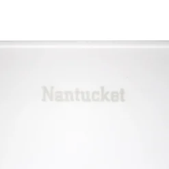 Nantucket Sinks Rectangle White Glacier Stone Sink NS-GSTR36