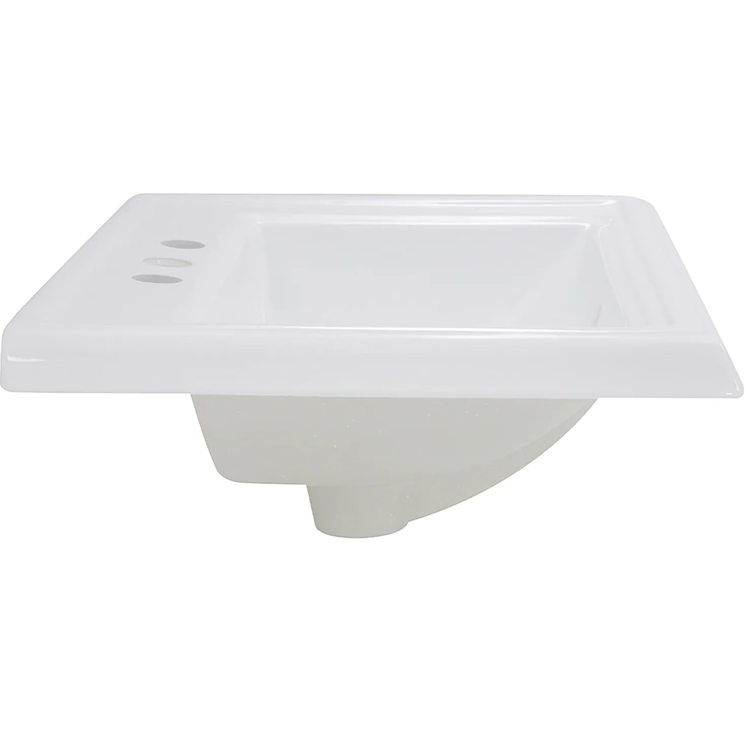 Nantucket Sinks 23" Rectangular Drop-In Vanity Sink for 4" Spread Faucet