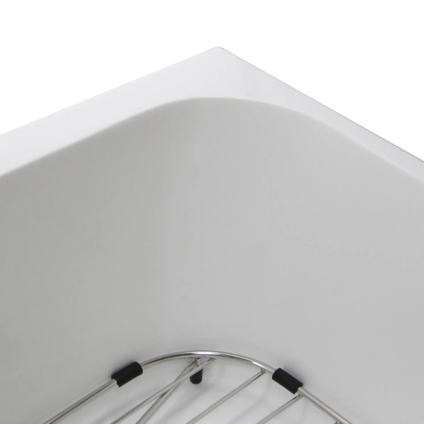 Nantucket Sinks RetroFit Glacier Stone Single Bowl Ezapron Kitchen Sink
