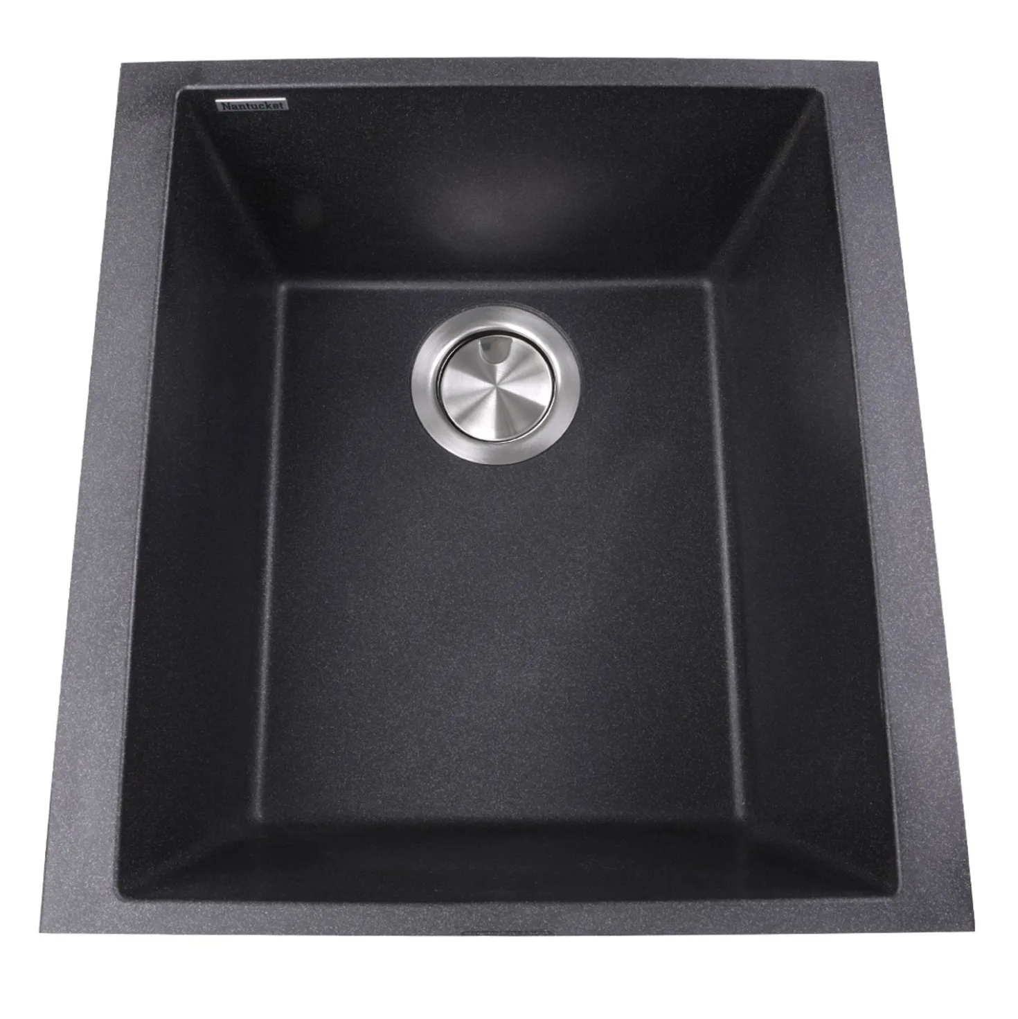 Nantucket Sinks 17" Single Bowl Undermount Granite Composite Bar-Prep Sink