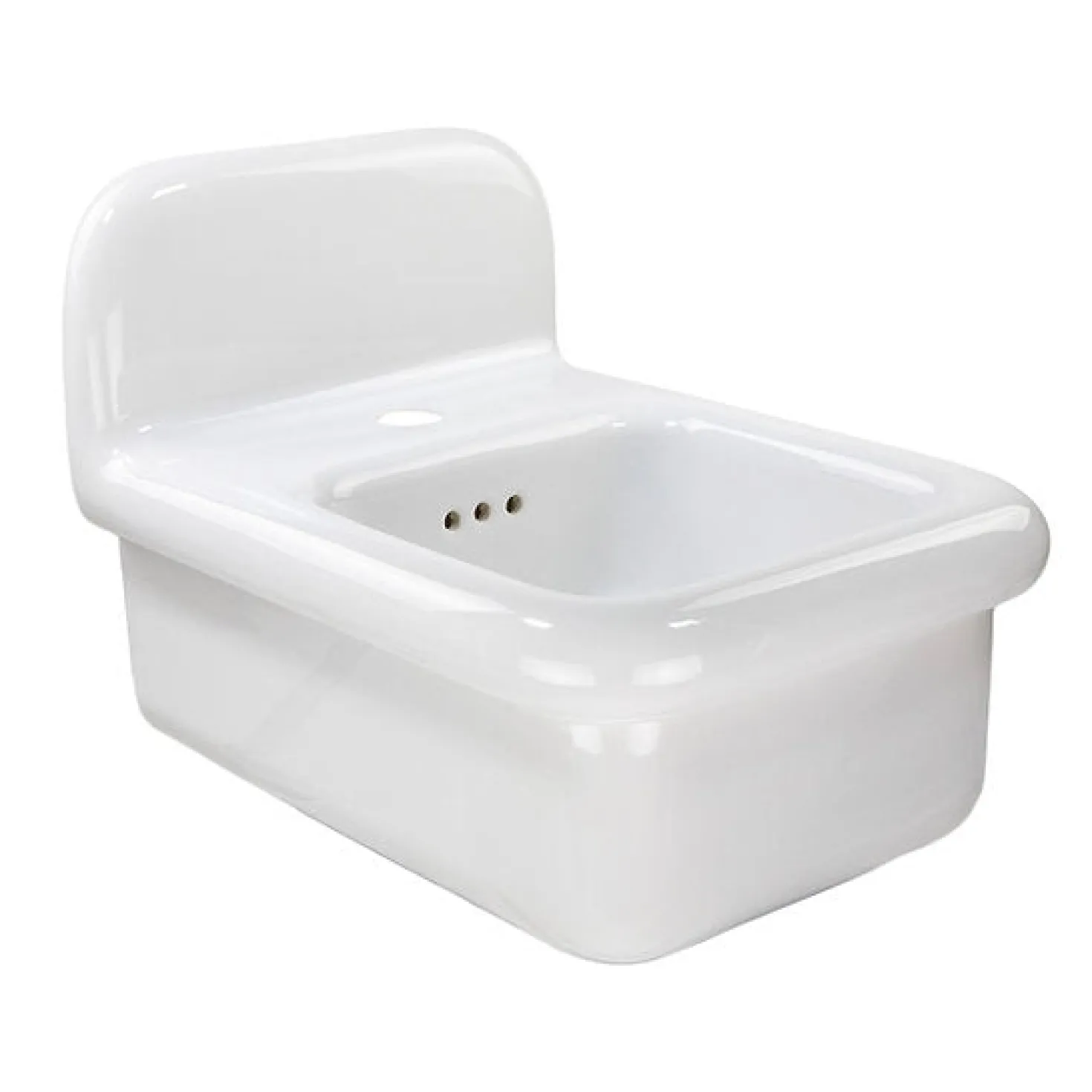 Nantucket Sinks Small Wall Mounted Bathroom Sink