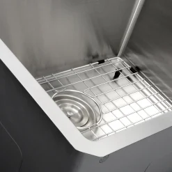 Nantucket Sinks Sr2318 - Pro Series Rectangle Single Bowl Undermount Small Radius Corners Stainless Steel Kitchen Sink