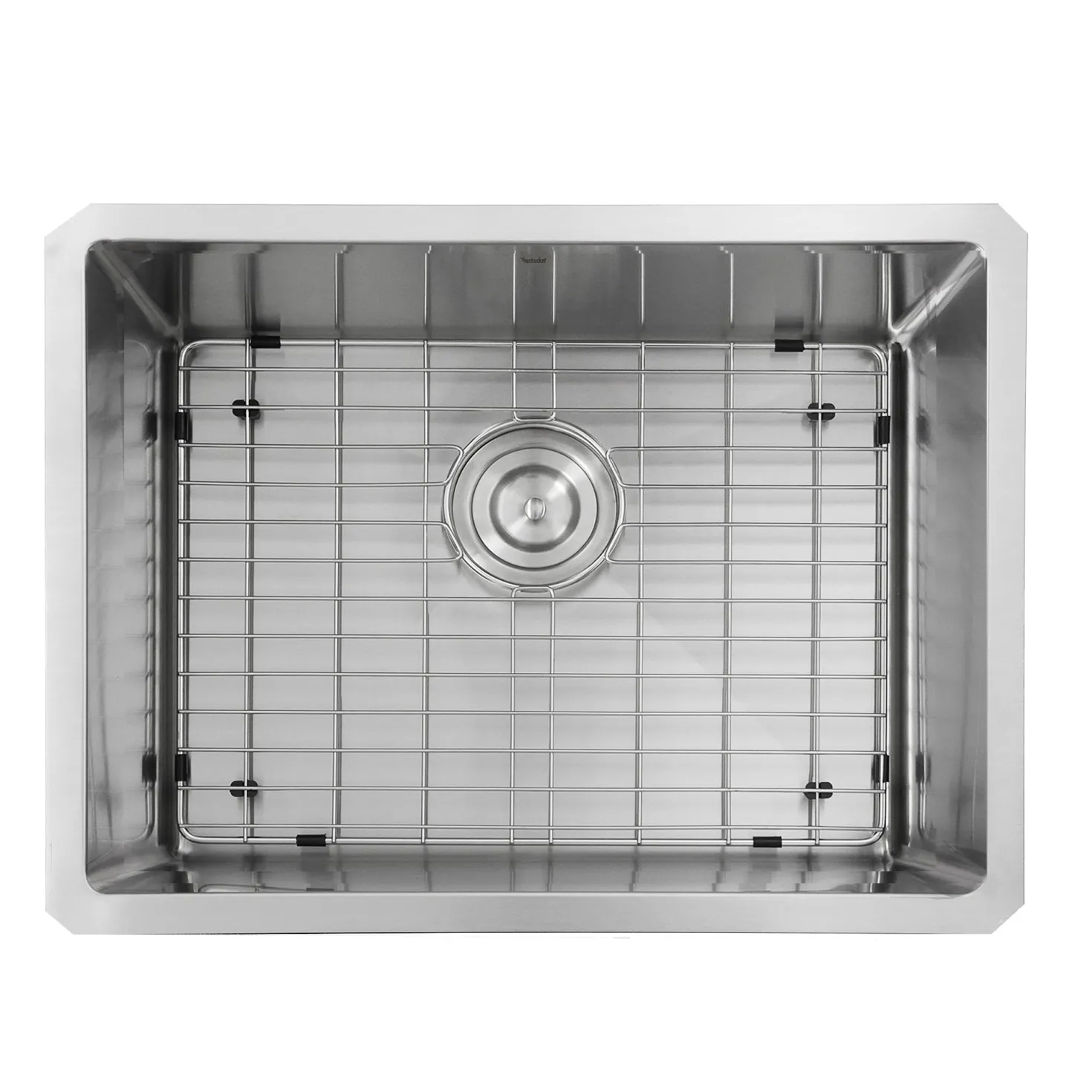 Nantucket Sinks Sr2318 - Pro Series Rectangle Single Bowl Undermount Small Radius Corners Stainless Steel Kitchen Sink
