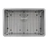 Nantucket Sinks Sr2818 - Pro Series Rectangle Single Bowl Undermount Small Radius Corners Stainless Steel Kitchen Sink, 16 Gauge