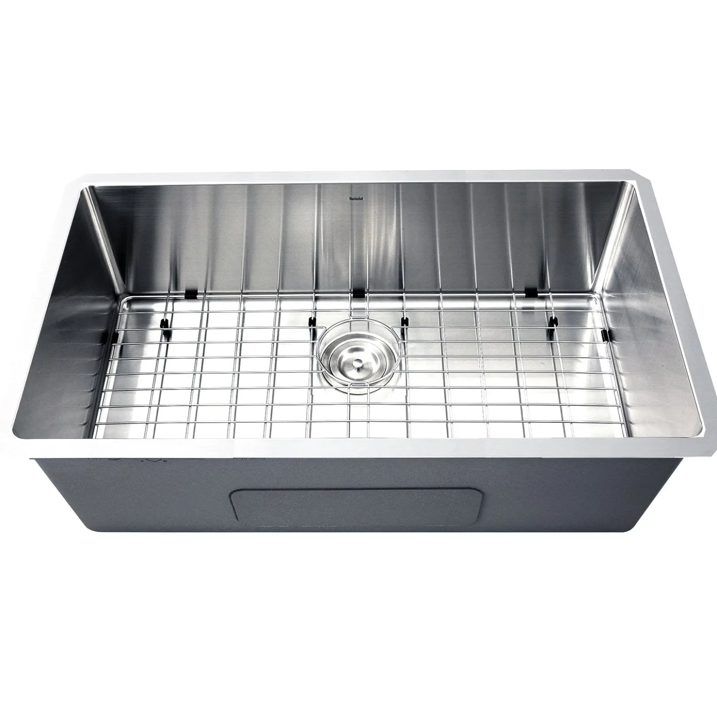 Nantucket Sinks SR3218-16 - 32" Pro Series Single Bowl Undermount Small Radius Corners Stainless Steel Kitchen Sink