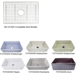 Nantucket Sinks Stainless Steel Bottom Grid BG-VC30S