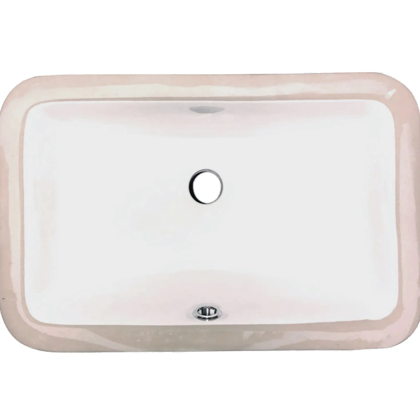 Nantucket Sinks Undermount Ceramic Sink in White 17-1/8" x 11-1/4"