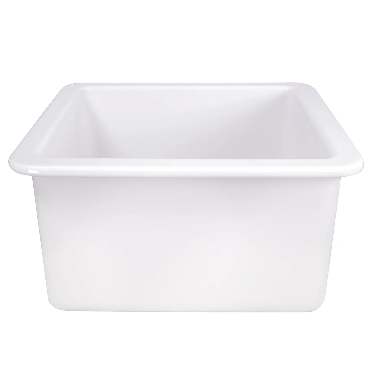 Nantucket Sinks 18" Undermount Fireclay Kitchen Sink Wellfleet-1818W